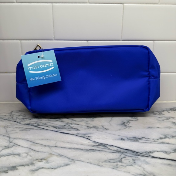 Colorful CAMP Lettered Blue Pouch - Picture 2 of 3